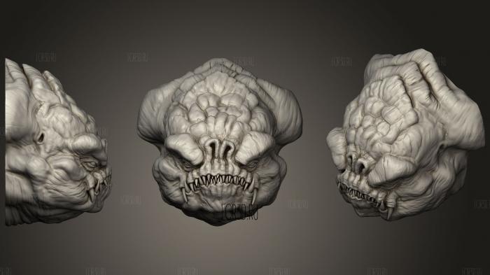 Rancor 3d stl for CNC